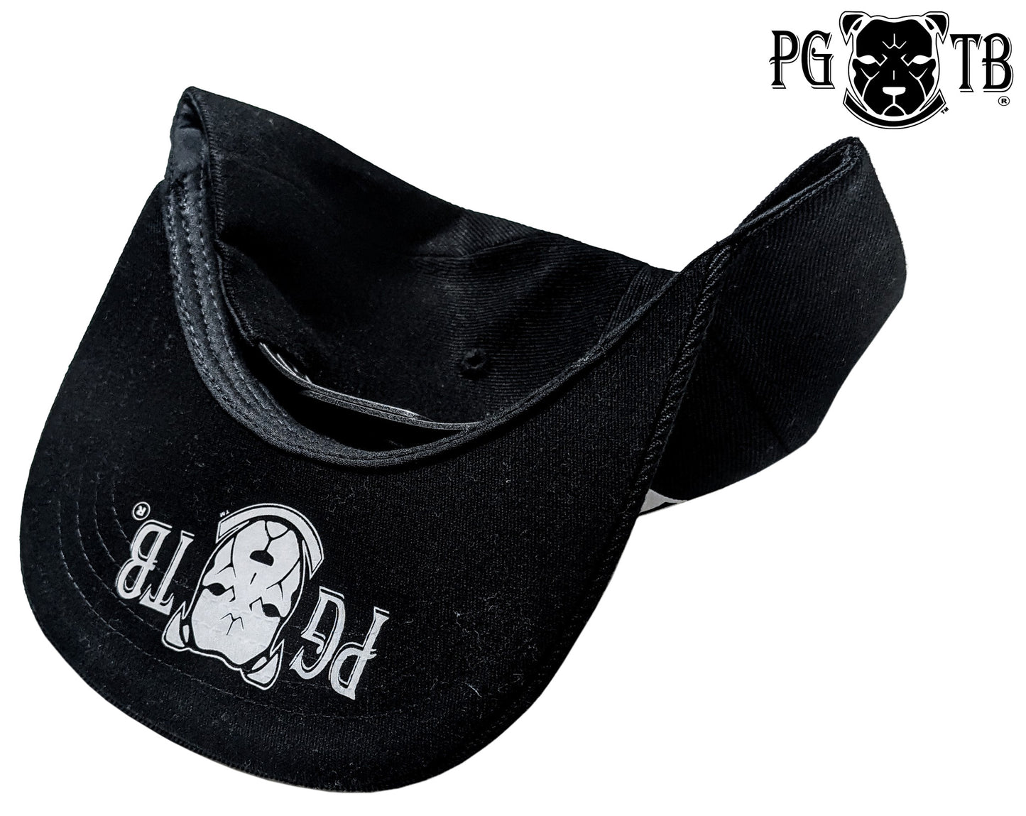 PGTB Black Flat Bill Baseball Cap