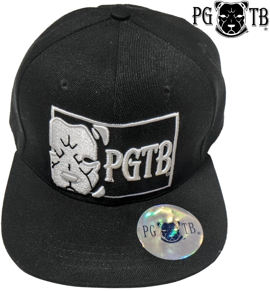 PGTB Black Flat Bill Baseball Cap